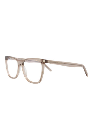 Saint Laurent  TRANSPARENT LIGHT BROWN Eyeglasses