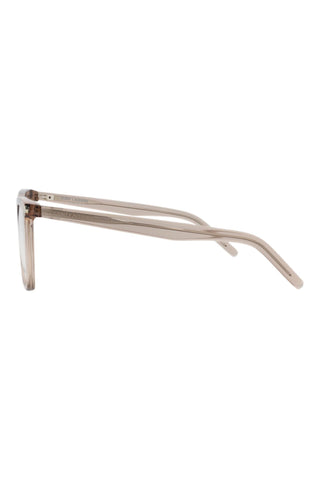 Saint Laurent  TRANSPARENT LIGHT BROWN Eyeglasses