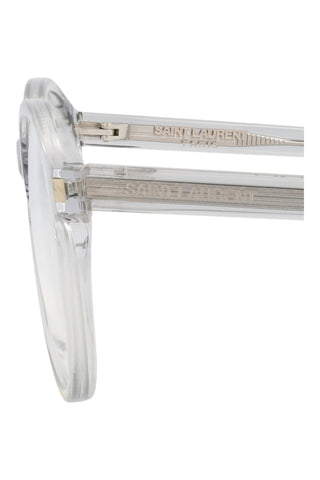 Saint Laurent  Transparent Light Grey Eyeglasses
