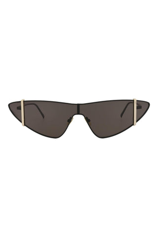 Saint Laurent Semimatte Black Sunglasses