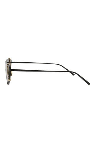 Saint Laurent Semimatte Black Sunglasses