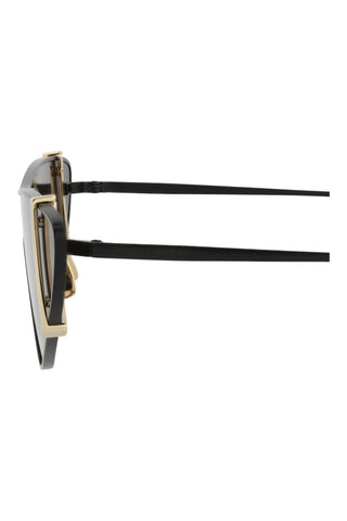 Saint Laurent Semimatte Black Sunglasses