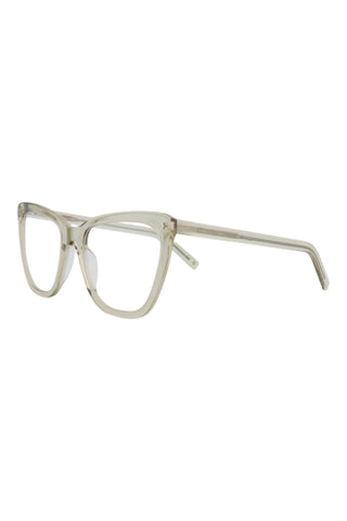 Saint Laurent  Transparent Light Green Eyeglasses