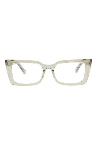 Saint Laurent  TRANSPARENT LIGHT GREEN Eyeglasses