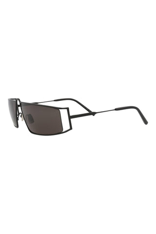 Saint Laurent Semimatte Black Sunglasses