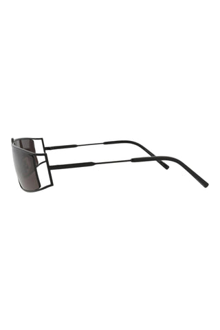 Saint Laurent Semimatte Black Sunglasses