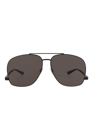 Saint Laurent Semimatte Black Sunglasses