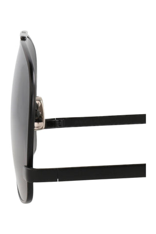 Saint Laurent Semimatte Black Sunglasses
