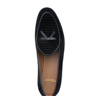 SUPERGLAMOUROUS Tangerine 1 Tejuvelour Men's Shoes Velvet Leather Slip-On Loafer (SPGM1375)