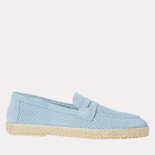 Andre Assous Stiges Suede Slip-On in Light Blue Suede