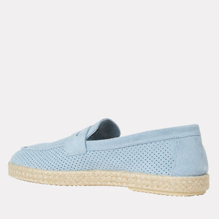 Andre Assous Stiges Light Blue Suede top view