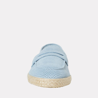 Andre Assous Stiges Light Blue Suede detail view