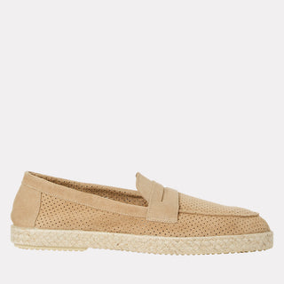 Andre Assous Stiges Suede Slip-On in Mushroom Suede