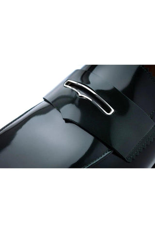 SUPERGLAMOUROUS Balmoral Polished Leather Penny Loafer