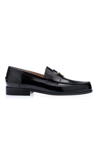 SUPERGLAMOUROUS Balmoral Polished Leather Penny Loafer