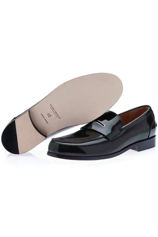 SUPERGLAMOUROUS Balmoral Polished Leather Penny Loafers (SPGMS1271)-AmbrogioShoes