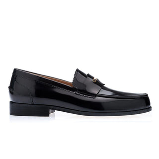 SUPERGLAMOUROUS Balmoral Polished Leather Penny Loafers (SPGMS1271)-AmbrogioShoes