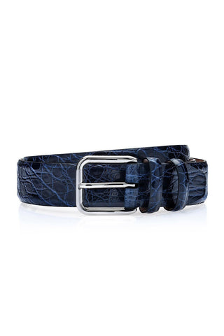 SUPERGLAMOUROUS Belmont Crocodile Men's Belt (SPGMB1000)