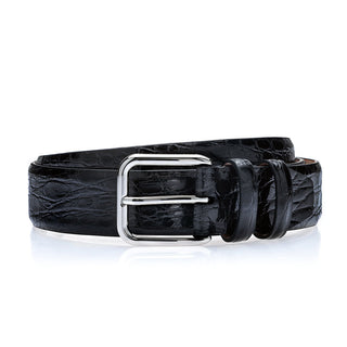 SUPERGLAMOUROUS Belmont Exotic Crocodile Men's Belt (SPGMB1000)-AmbrogioShoes