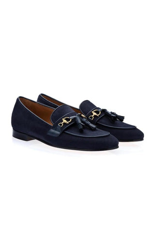 SUPERGLAMOUROUS Bruno Suede Tassel Loafers