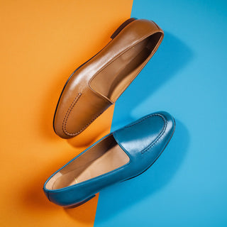 SUPERGLAMOUROUS Capri Calf-Skin Leather Slip-On Loafer (SPGM1347)-AmbrogioShoes