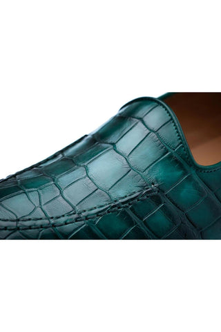SUPERGLAMOUROUS Capri Crocodile Slip-On Loafer (SPGM1352)