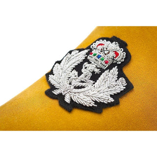 SUPERGLAMOUROUS Colony Softy Mustard Suede Leather Rope Sneakers (SPGM1080)-AmbrogioShoes