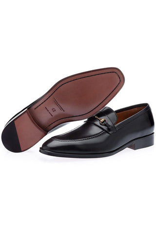 SUPERGLAMOUROUS Elmoro Vintage Leather Horse-Bit Loafer
