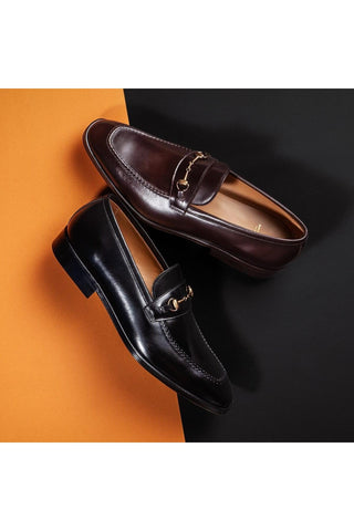 SUPERGLAMOUROUS Elmoro Vintage Leather Horse-Bit Loafer