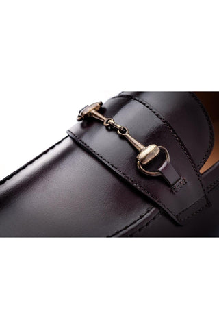 SUPERGLAMOUROUS Elmoro Vintage Leather Horse-Bit Loafer