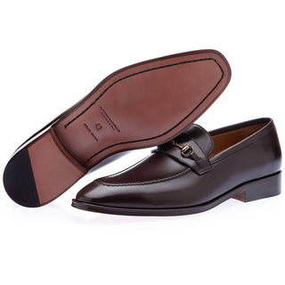 SUPERGLAMOUROUS Elmoro Vintage Men's Shoes Calf-Skin Leather Horse-Bit Loafers (SPGMS1300)-AmbrogioShoes