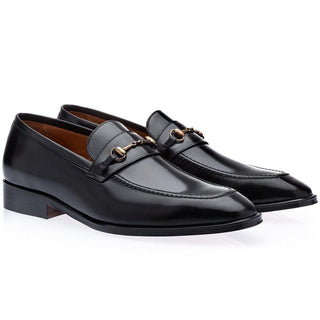 SUPERGLAMOUROUS Elmoro Vintage Men's Shoes Calf-Skin Leather Horse-Bit Loafers (SPGMS1300)-AmbrogioShoes