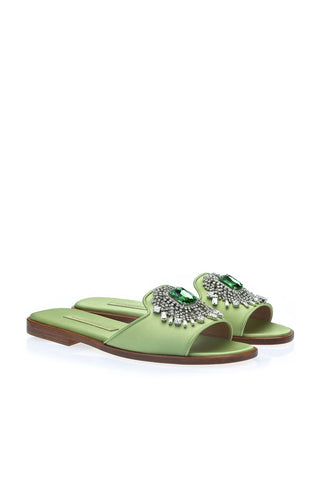 SUPERGLAMOUROUS Jupiter Satin Sandal