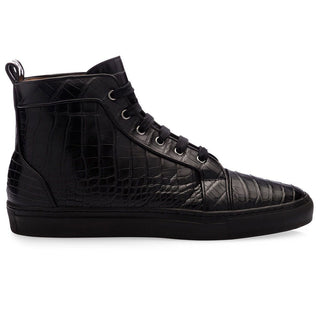SUPERGLAMOUROUS Maxime Mississippi Exotic Alligator Skin High-Top Sneakers (SPGM1104)-AmbrogioShoes