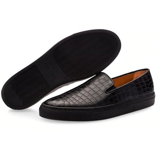 SUPERGLAMOUROUS Maxime Mississippi Men's Shoes Exotic Alligator Skate Sneakers (SPGM1106)-AmbrogioShoes