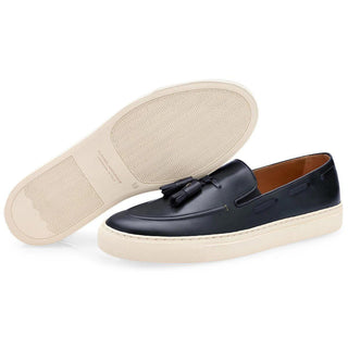 SUPERGLAMOUROUS Philippe Nappa Leather Tassel Slip-On Skate Sneaker (SPGM1354)-AmbrogioShoes
