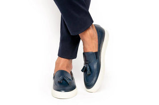 SUPERGLAMOUROUS Philippe Nappa Leather Tassel Slip-On Skate Sneaker (SPGM1354)-AmbrogioShoes