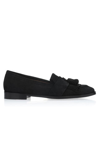 SUPERGLAMOUROUS Romeo Gorain Suede Kiltie Slip-On Tassel Loafer (SPGM1374)