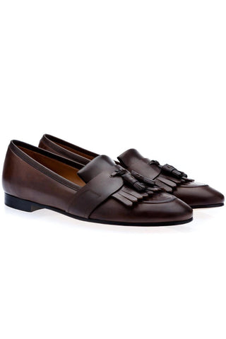 SUPERGLAMOUROUS Romeo Toledo Calf-Skin Leather Tassels Loafers (SPGM1051)-AmbrogioShoes