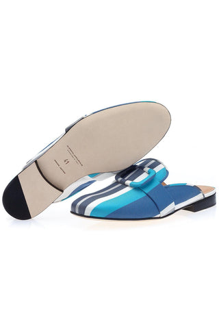 SUPERGLAMOUROUS Savoy Atunis Canvas Slip-On Mule