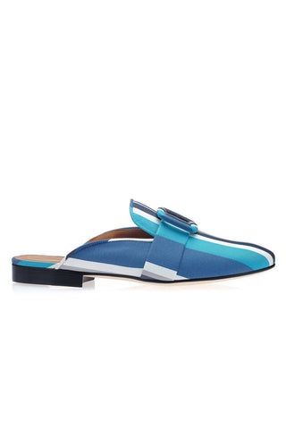 SUPERGLAMOUROUS Savoy Atunis Canvas Slip-On Mule
