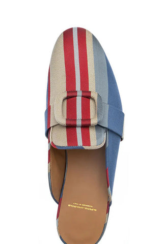 SUPERGLAMOUROUS Savoy Atunis Fabric Mule