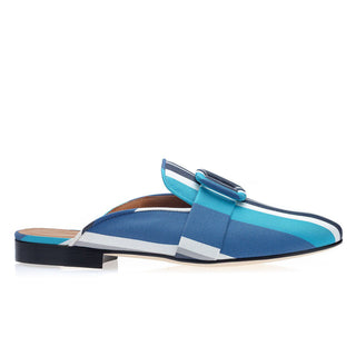 SUPERGLAMOUROUS Savoy Atunis Men's Shoes Canvas Slip-On Mule (SPGM1345)-AmbrogioShoes