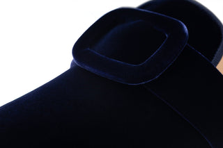 SUPERGLAMOUROUS Savoy Velour Velvet Slip-On Mule (SPGMS1344)-AmbrogioShoes