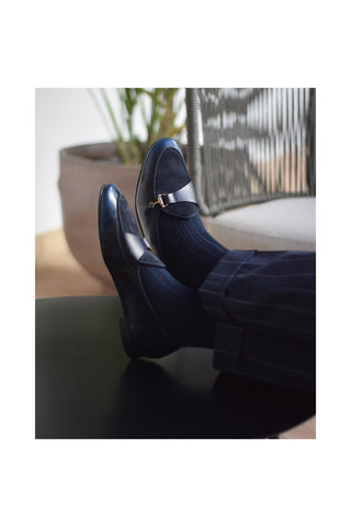 SUPERGLAMOUROUS Tangerine 12 Suede & Calf-Skin Leather Belgian Loafers (SPGM1254)-AmbrogioShoes