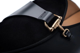 SUPERGLAMOUROUS Tangerine 12 Suede / Calf-Skin Leather Horse-bit Mule (SPGM1355)-AmbrogioShoes