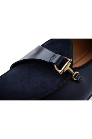 SUPERGLAMOUROUS Tangerine 12 Suede & Leather Belgian Loafers (SPGM1254)