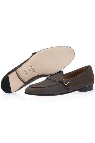 SUPERGLAMOUROUS Tangerine 15.1 Oregon Grainy Nubuck Leather Loafer (SPGM1372)-AmbrogioShoes