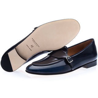 SUPERGLAMOUROUS Tangerine 15.1 Polished Calf-Skin Leather Belgian Loafers (SPGM1317)-AmbrogioShoes