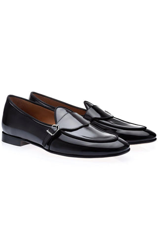 SUPERGLAMOUROUS Tangerine 15.1 Polished Calf-Skin Leather Belgian Loafers (SPGM1317)-AmbrogioShoes